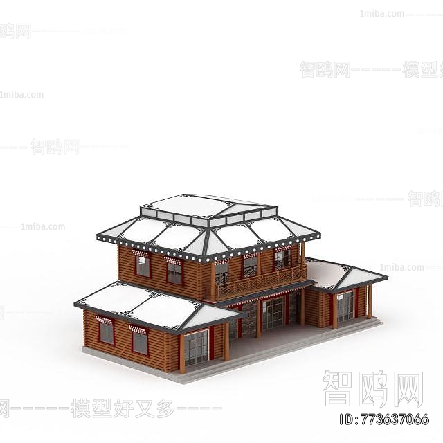 New Chinese Style Building Appearance
