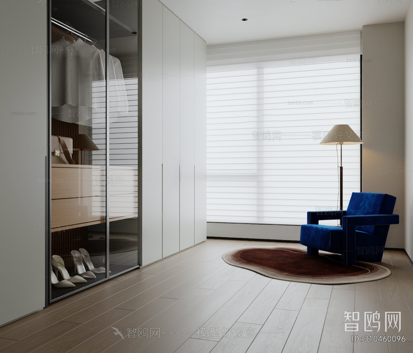 Modern Clothes Storage Area