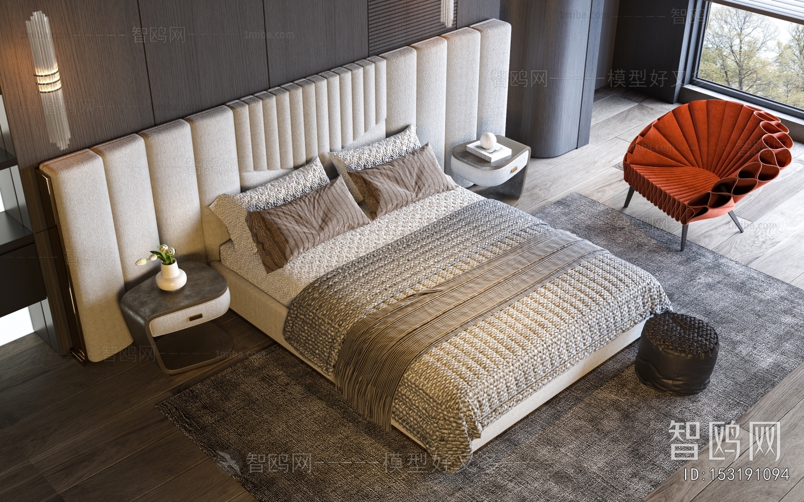 Modern Double Bed