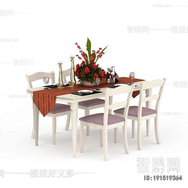 French Style Dining Table And Chairs