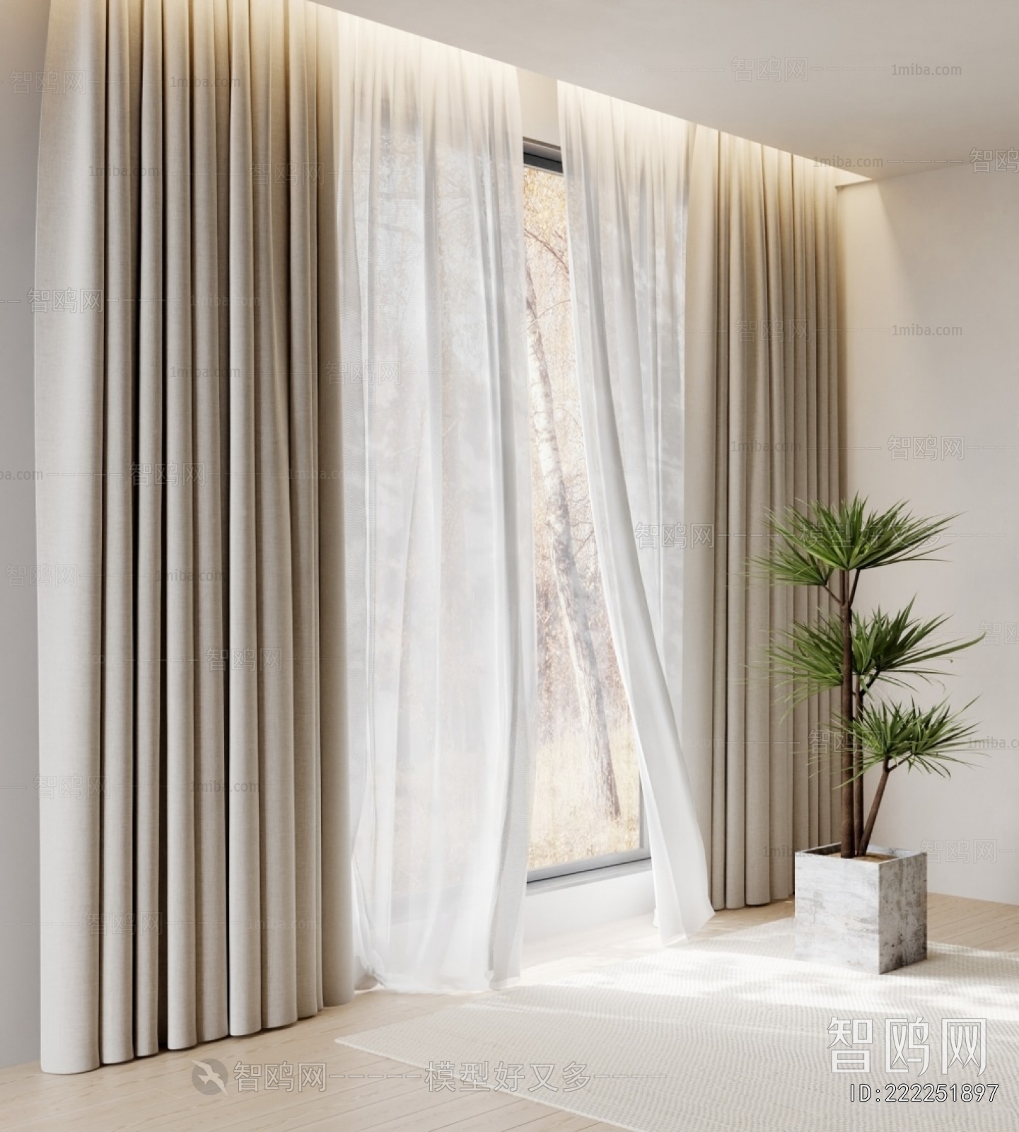 Modern The Curtain