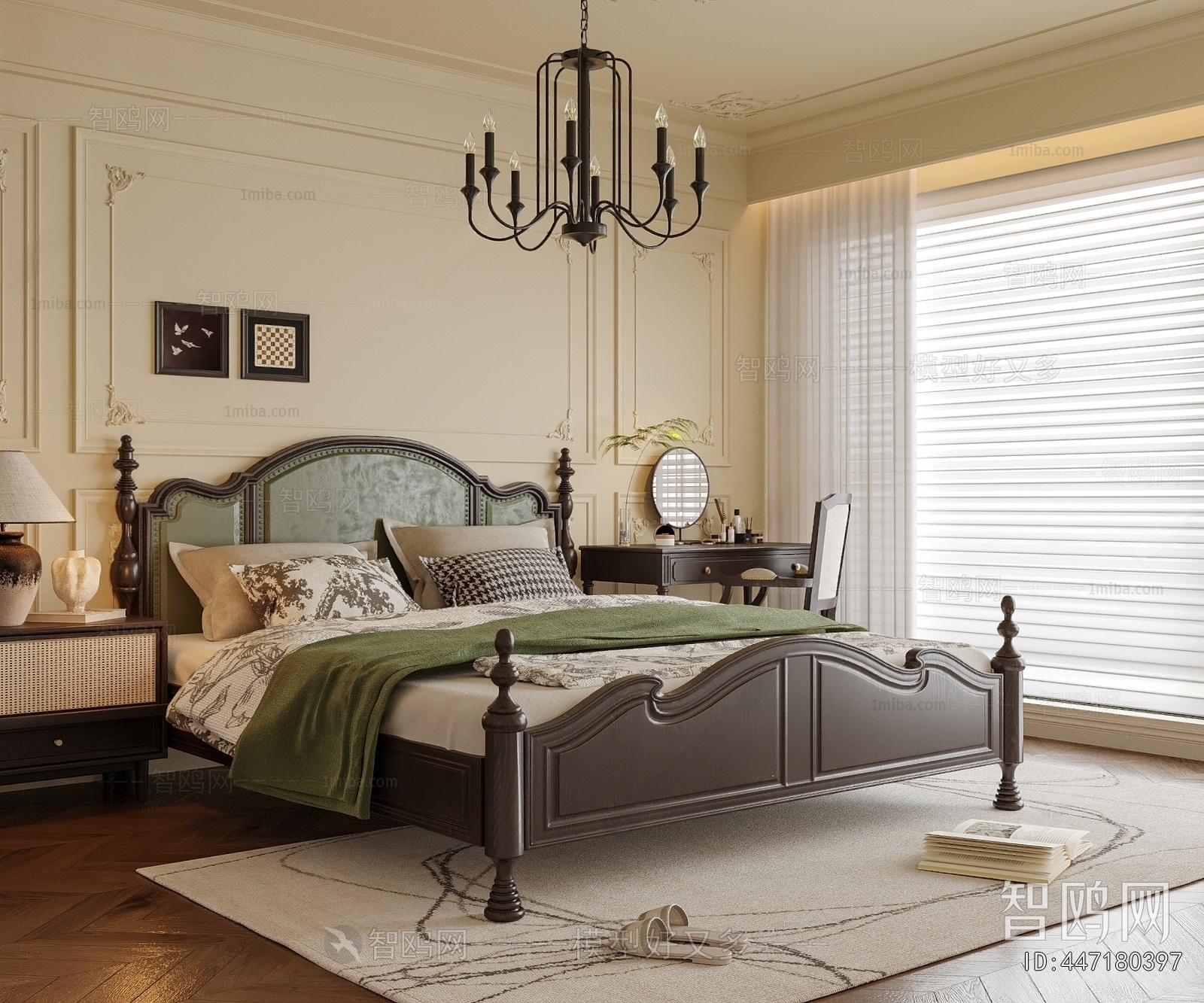 French Style Double Bed