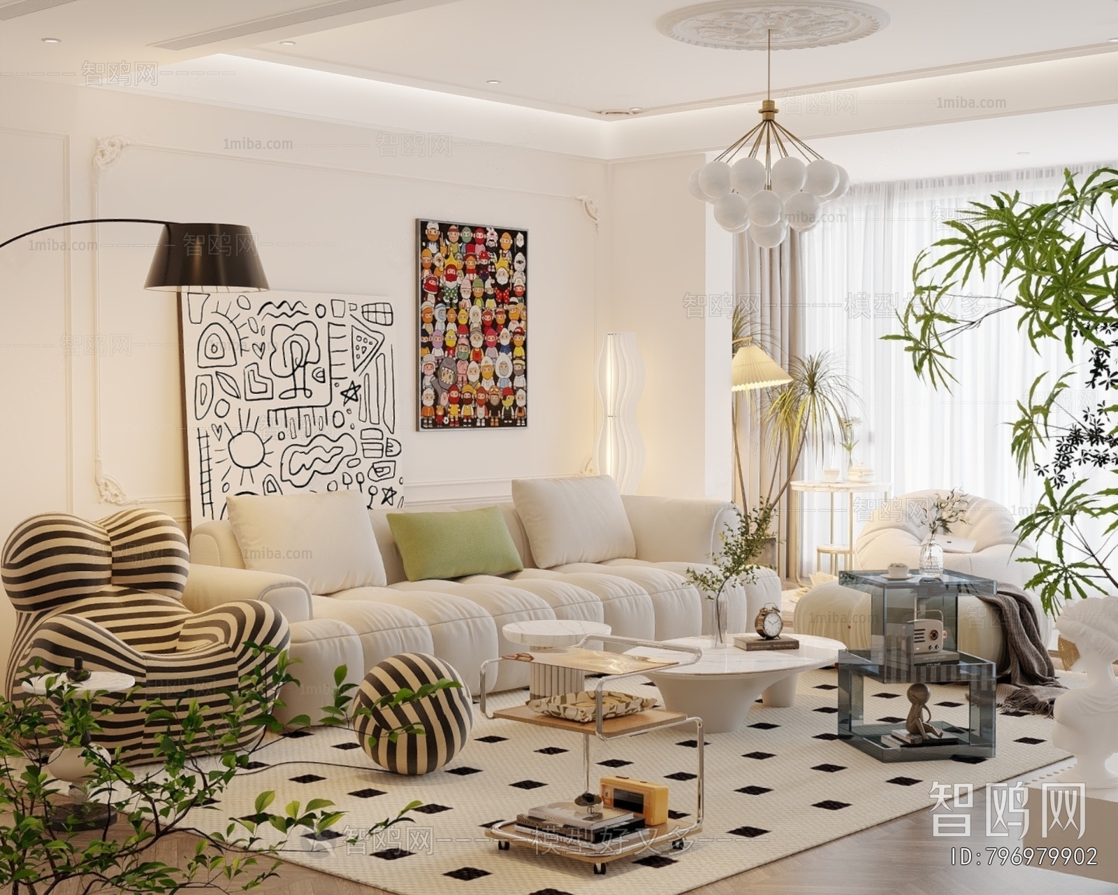 French Style A Living Room