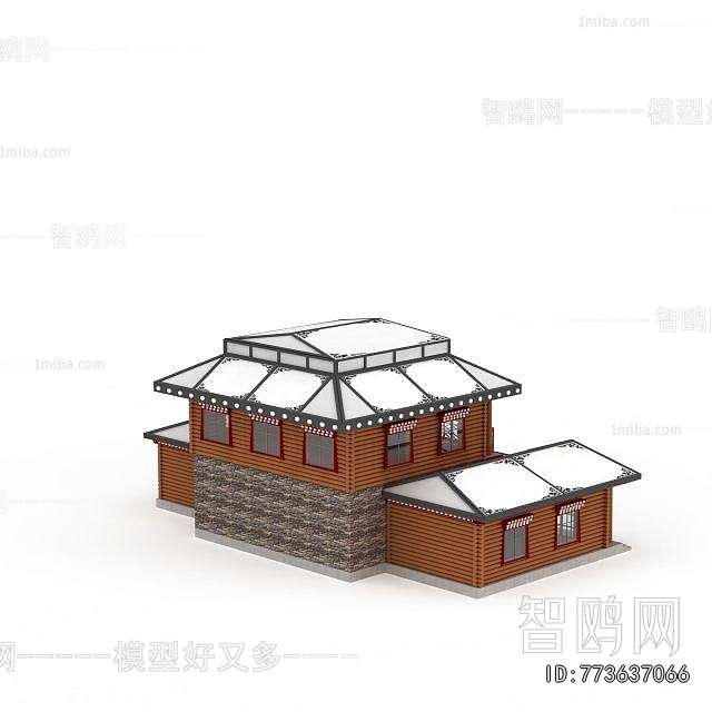 New Chinese Style Building Appearance