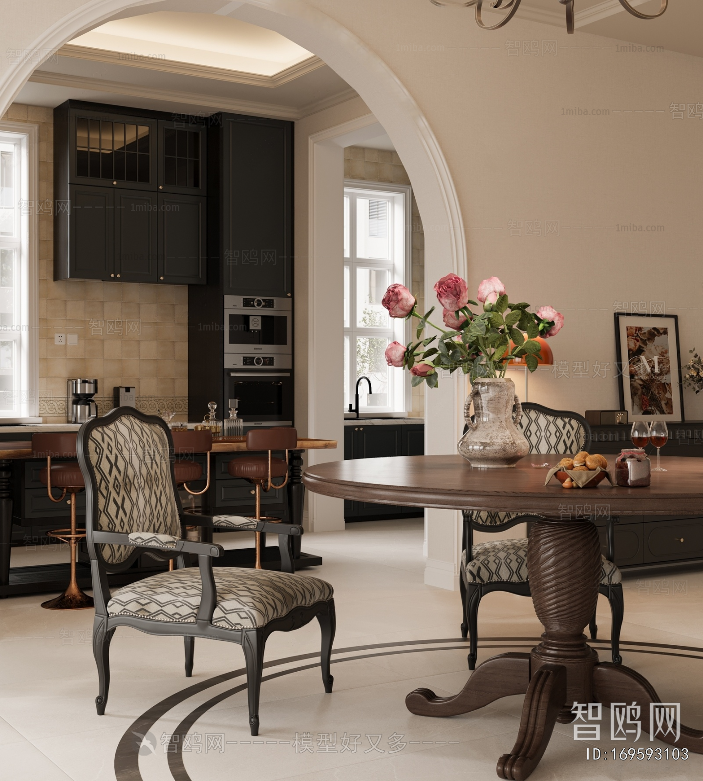 French Style Dining Table And Chairs