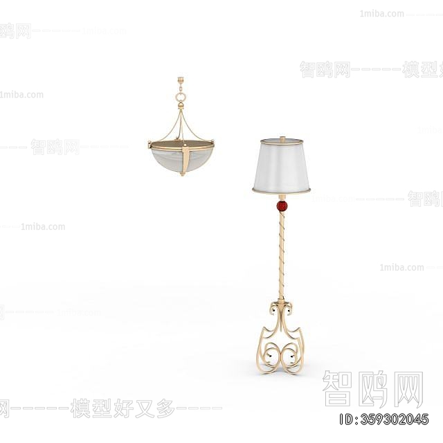 European Style Floor Lamp