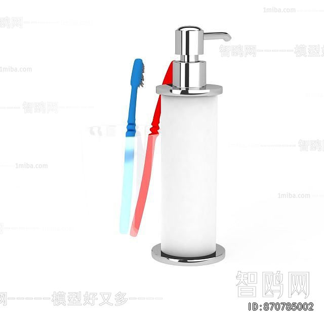 Modern Toothbrush And Toothpaste