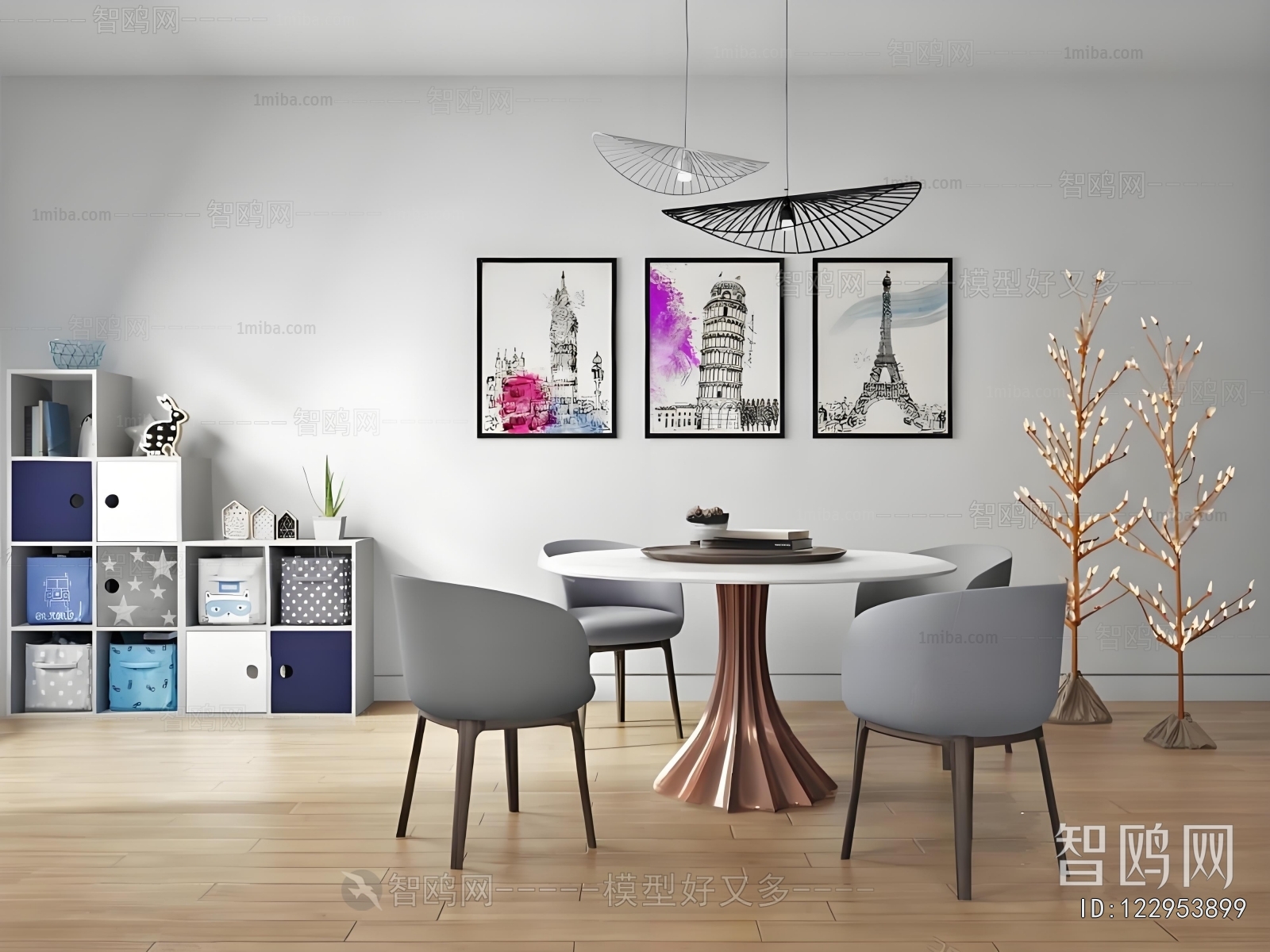 Nordic Style Dining Table And Chairs