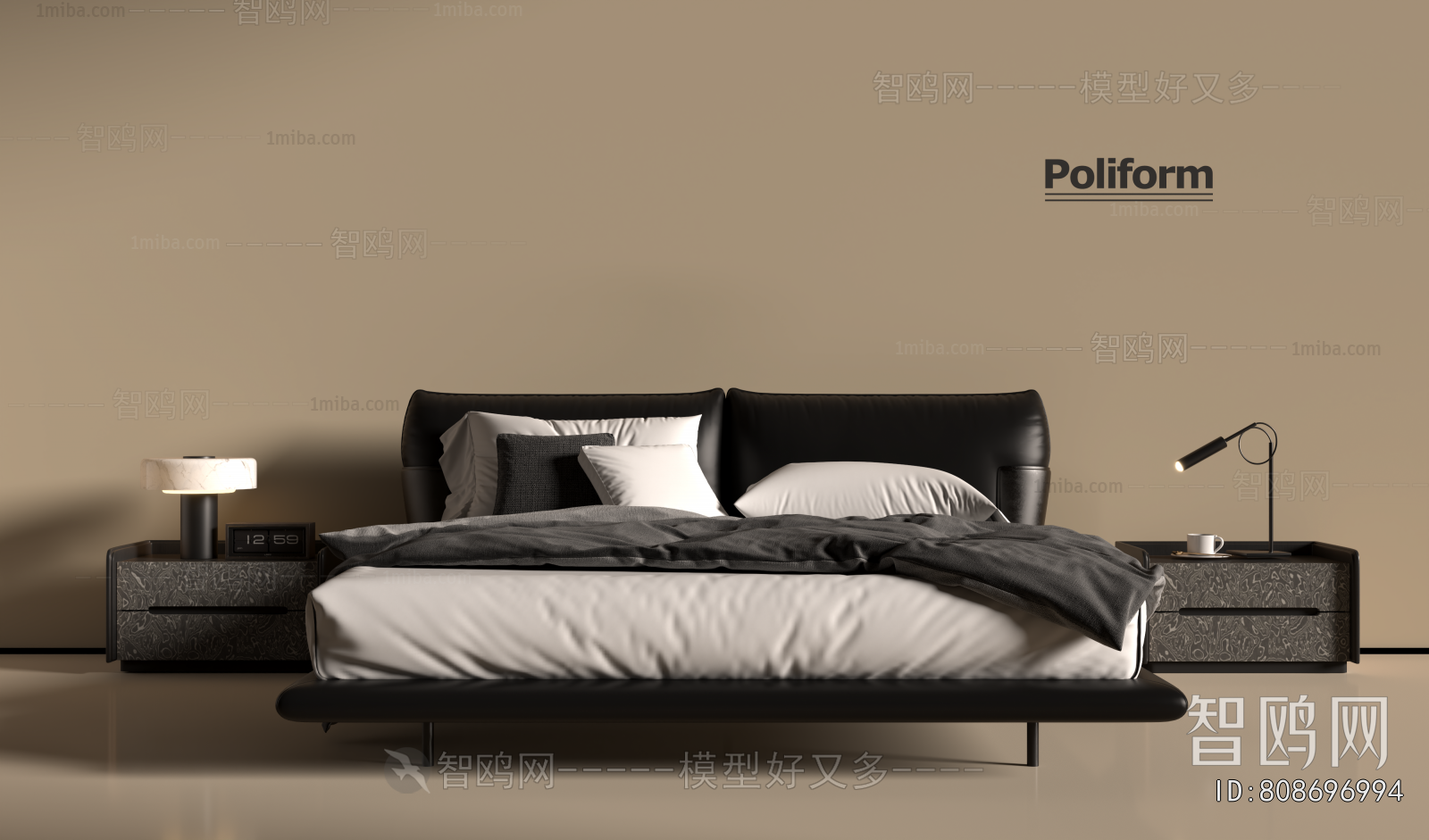 Modern Double Bed