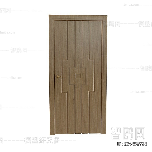 Modern Solid Wood Door