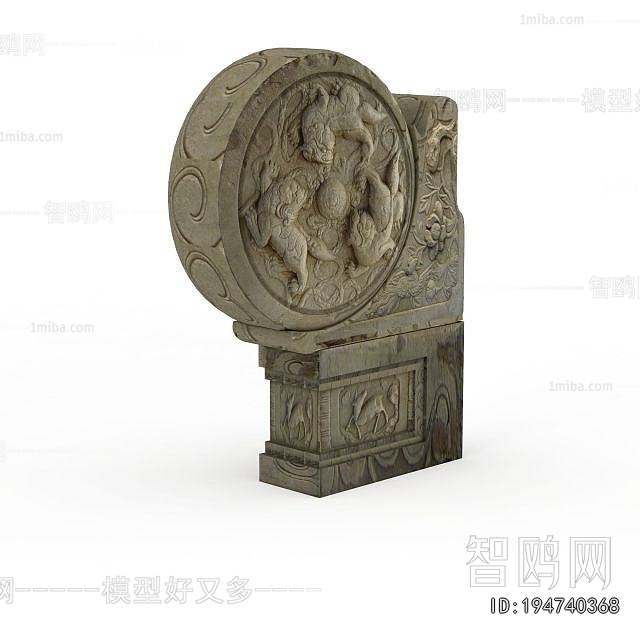 Chinese Style Stone Carving