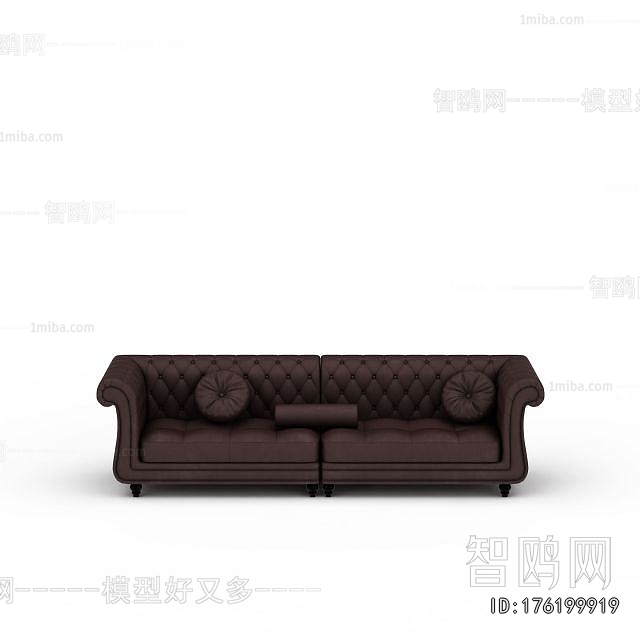 European Style Three-seat Sofa