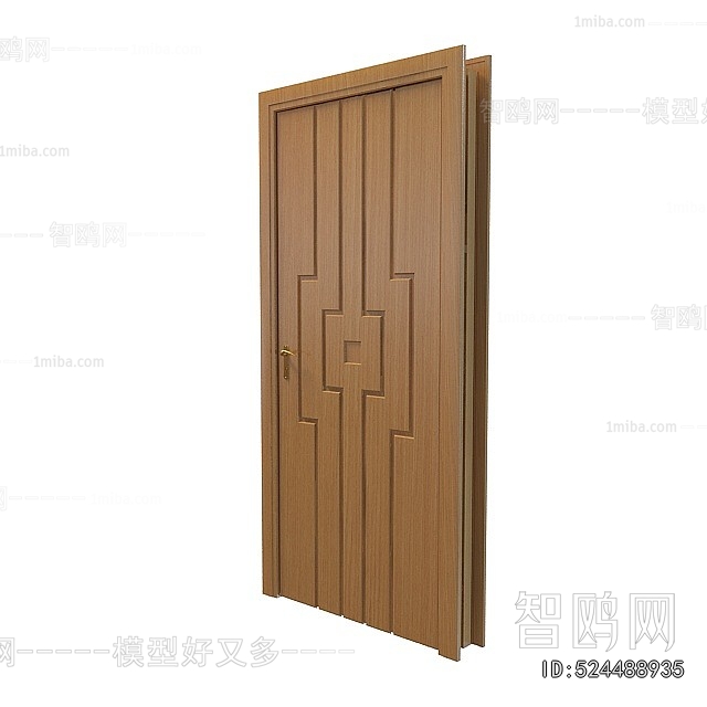 Modern Solid Wood Door