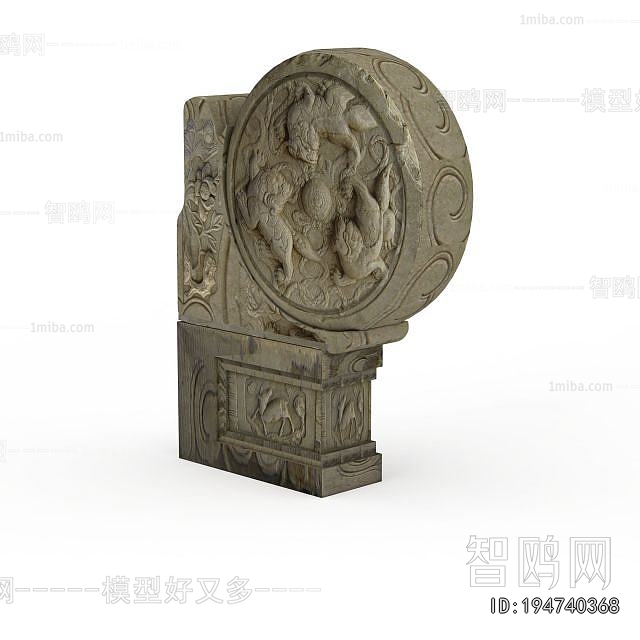 Chinese Style Stone Carving