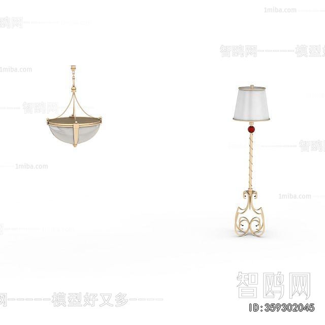 European Style Floor Lamp