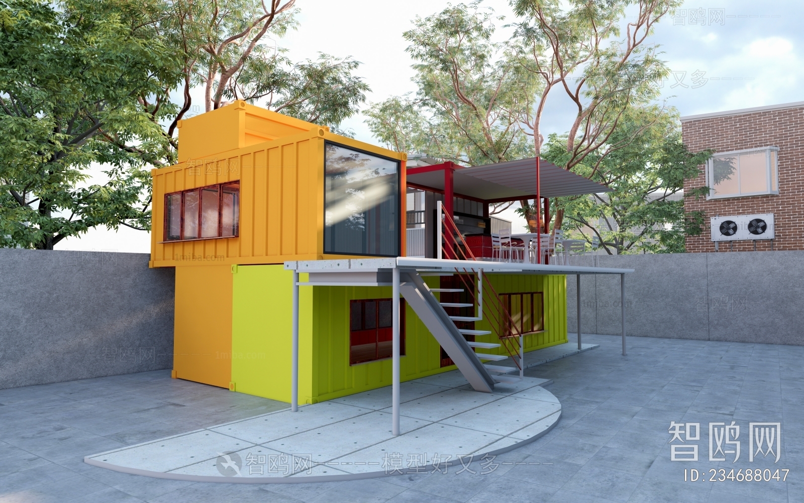 Modern Appearance Of Commercial Building