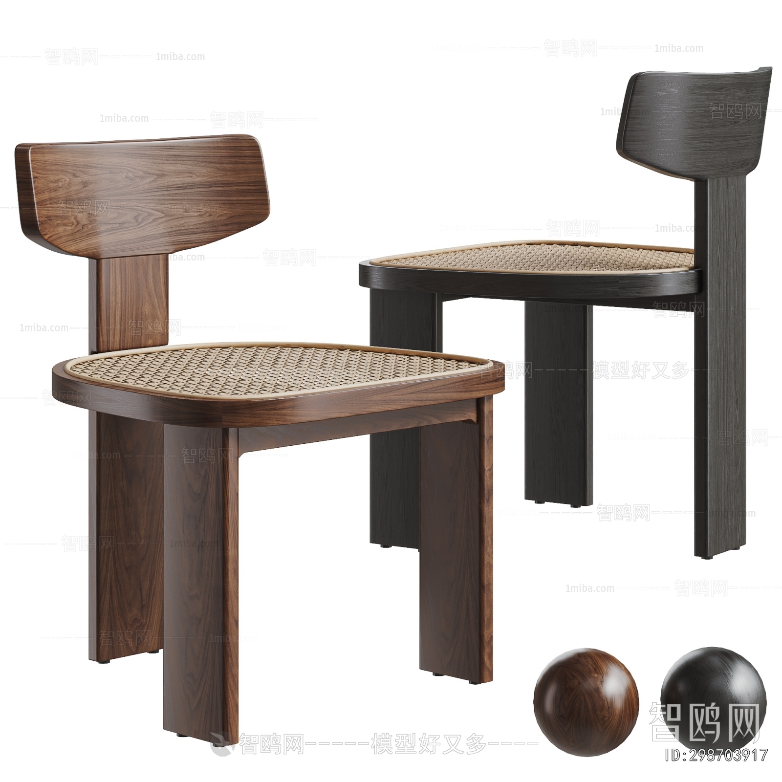 Wabi-sabi Style Single Chair