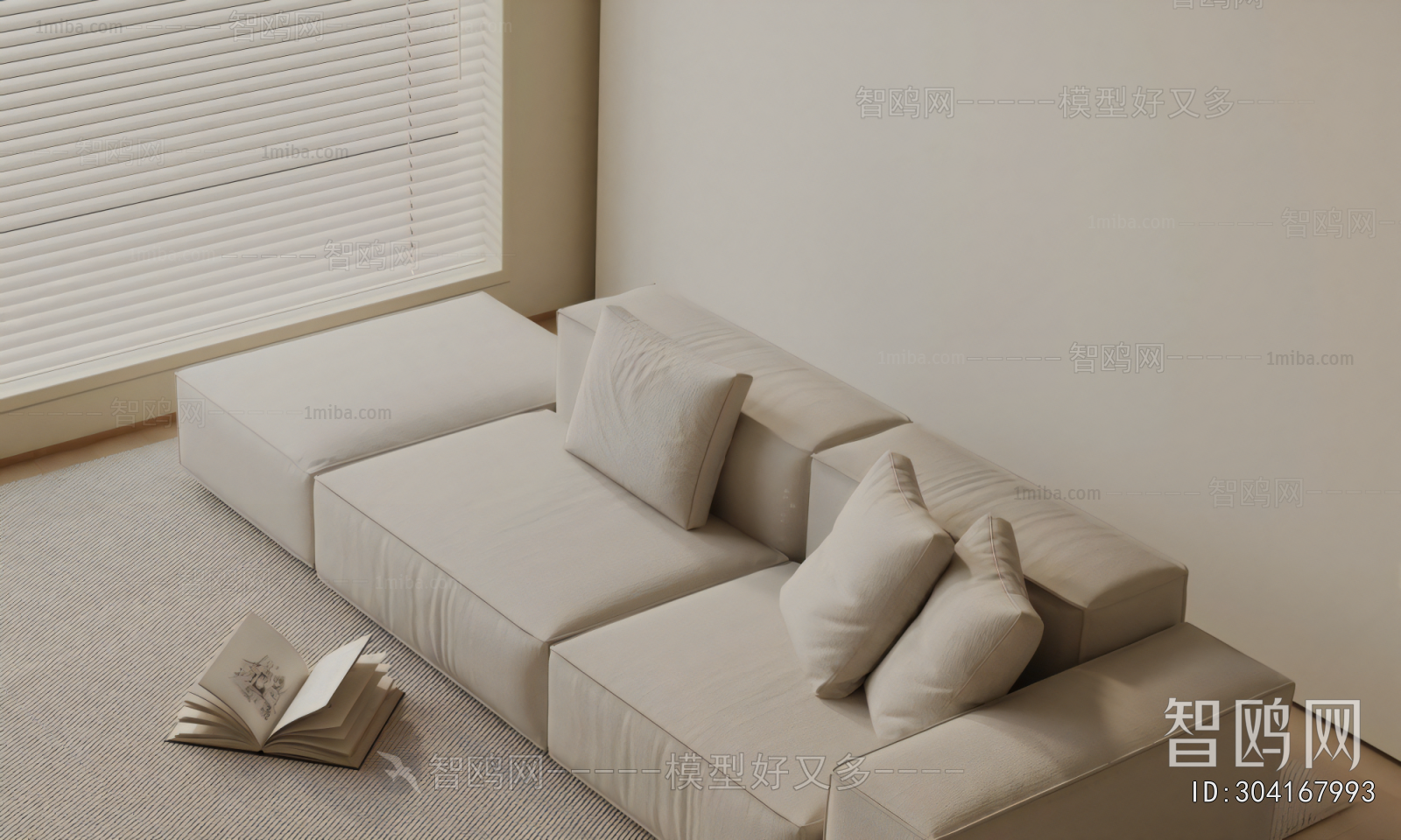 Modern Three-seat Sofa