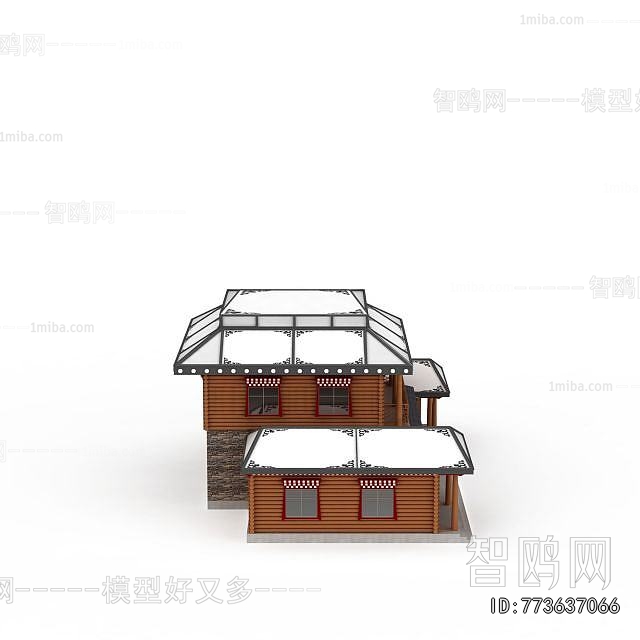 New Chinese Style Building Appearance
