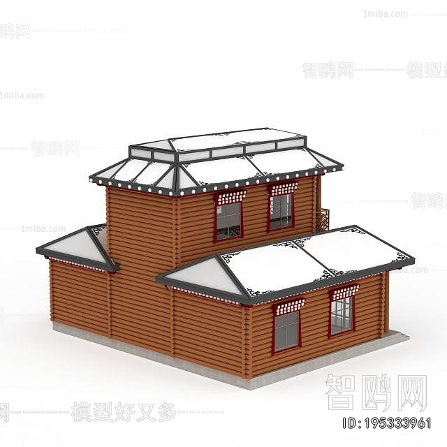 New Chinese Style Building Appearance