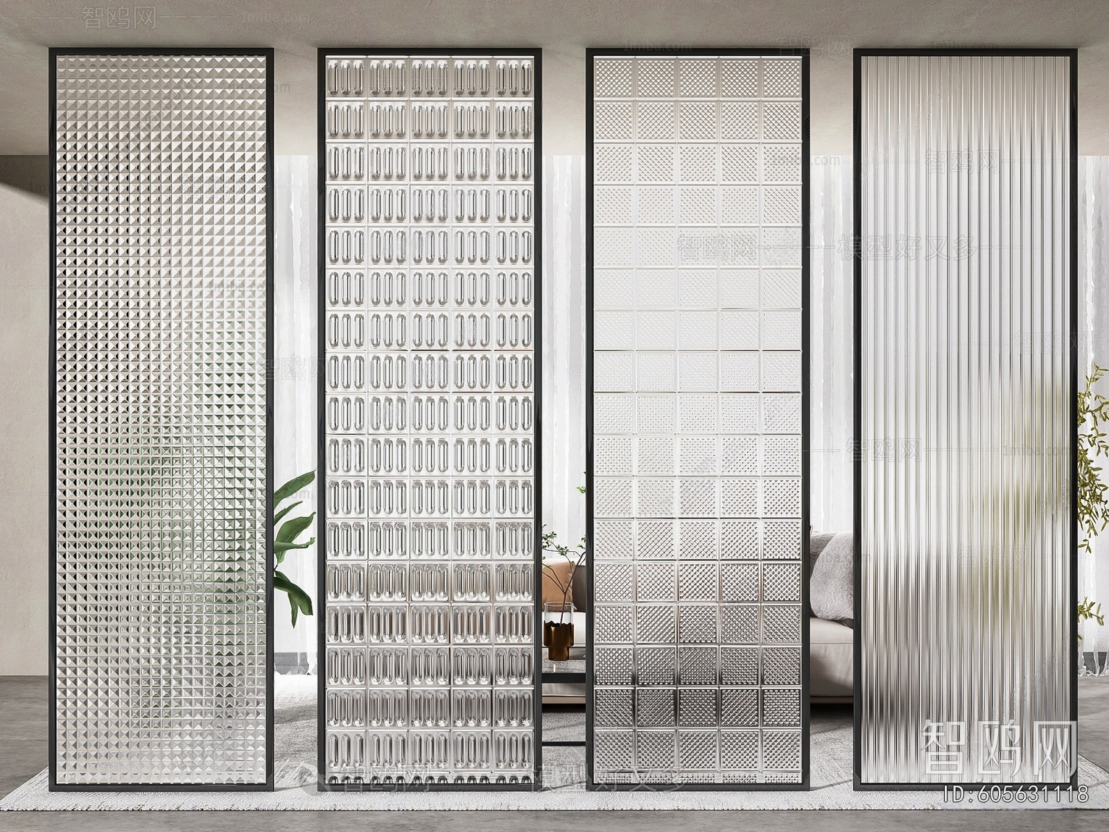 Modern Glass Screen Partition