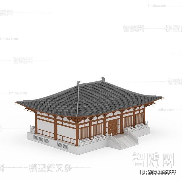 New Chinese Style Ancient Architectural Buildings