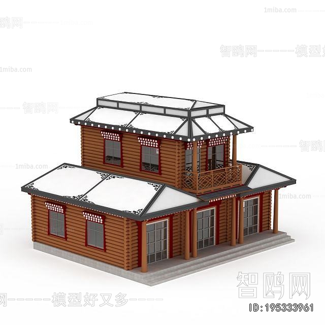 New Chinese Style Building Appearance