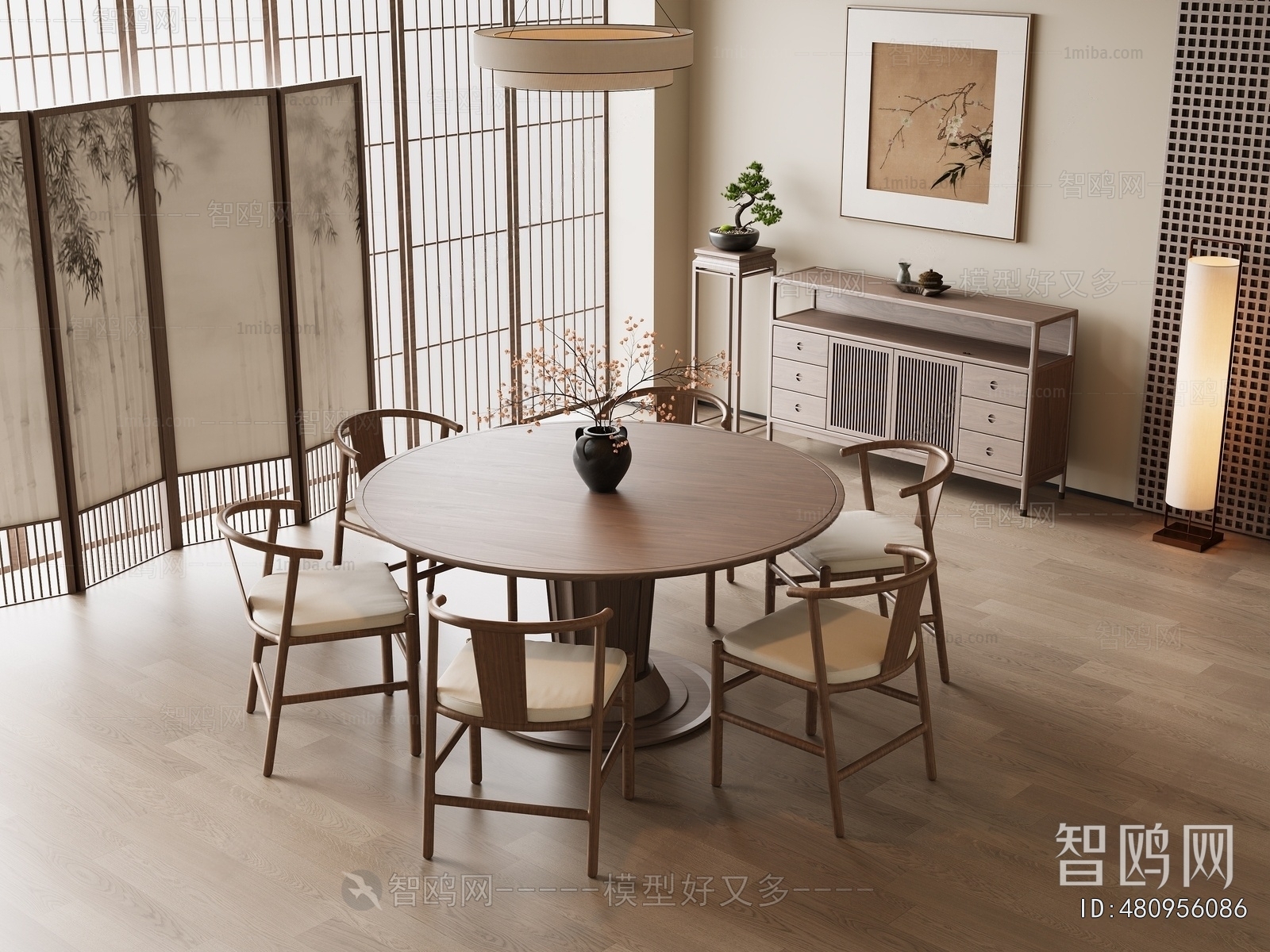 New Chinese Style Dining Table And Chairs
