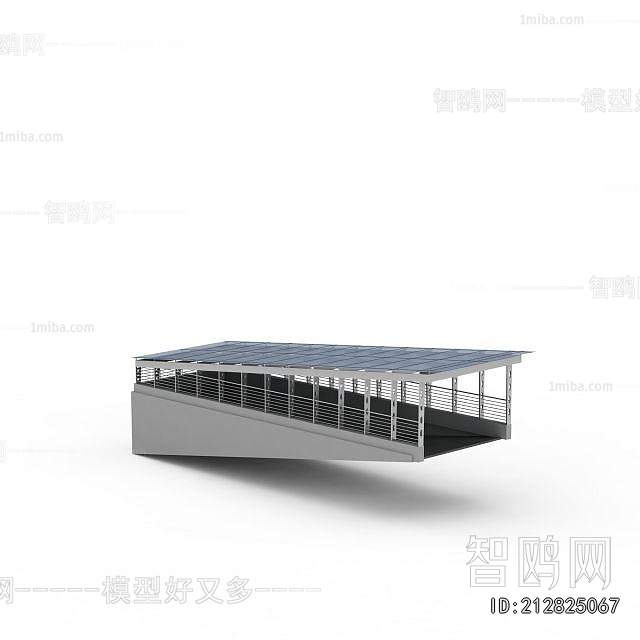 Modern Underground Parking Lot