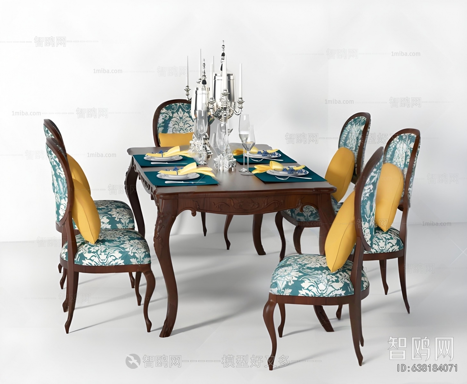 American Style Dining Table And Chairs