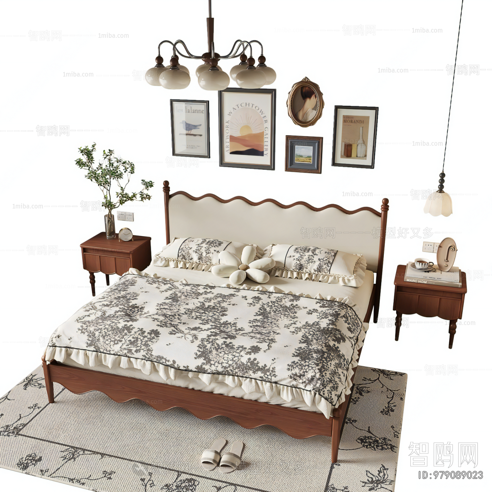 French Style Double Bed