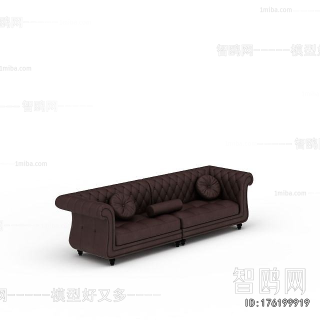European Style Three-seat Sofa