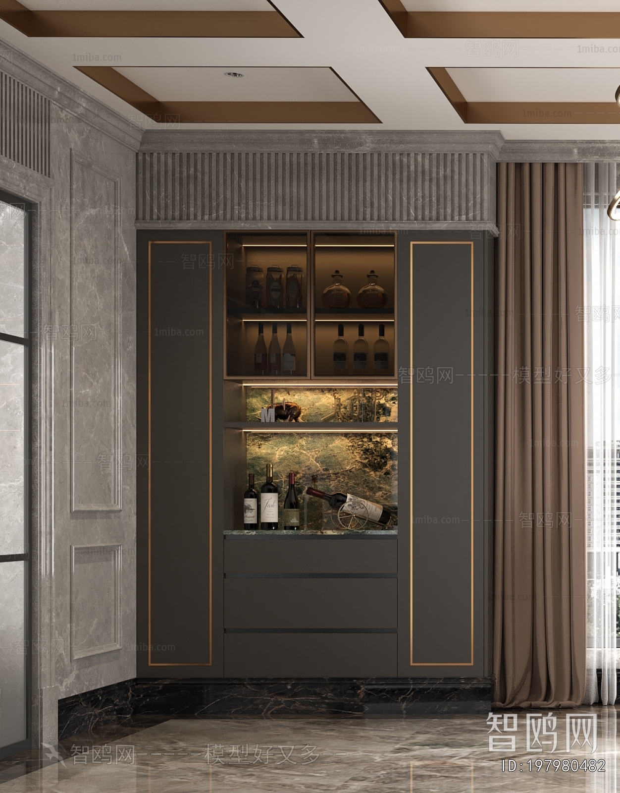 Modern Wine Cabinet