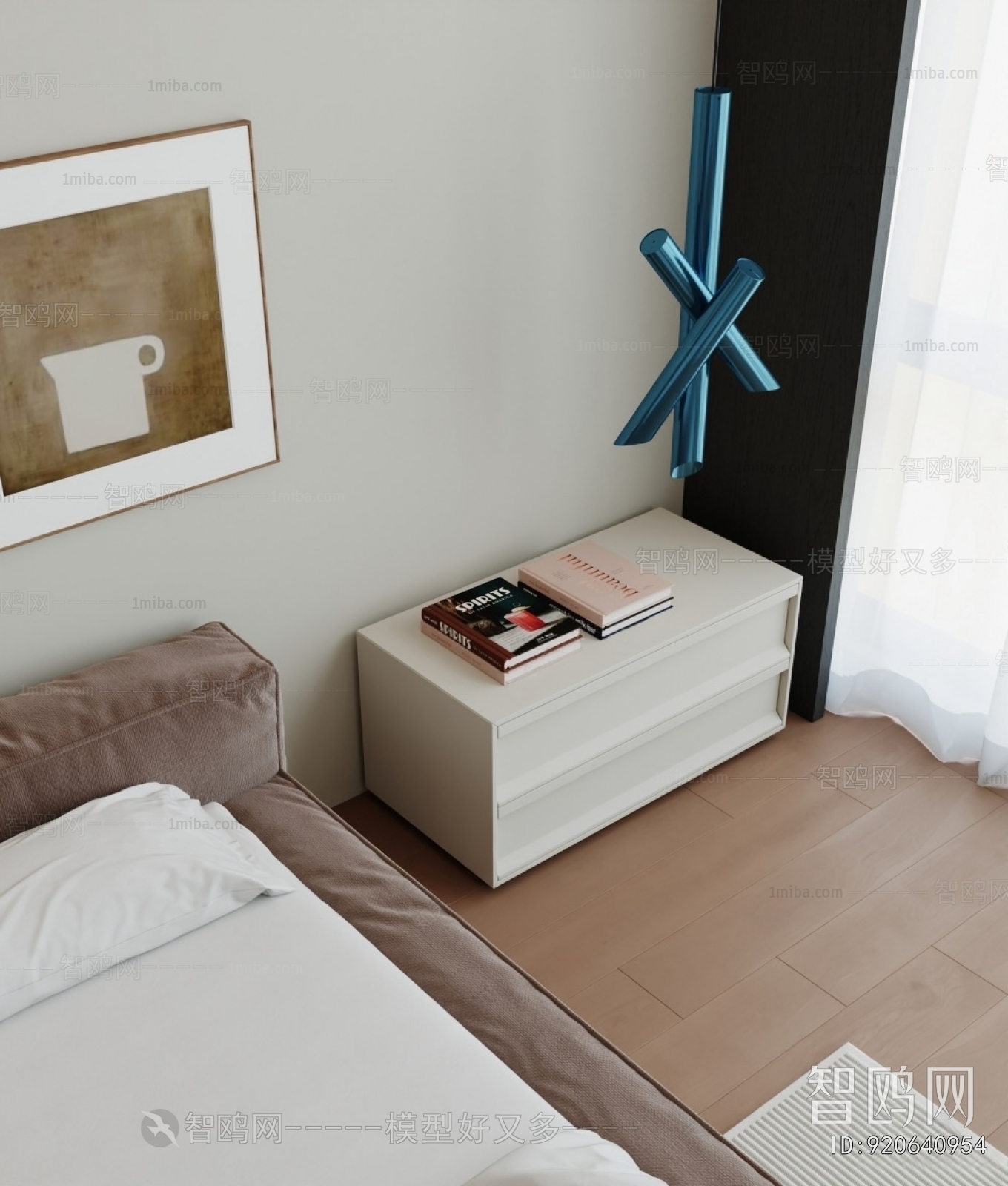 Modern Bedside Cupboard