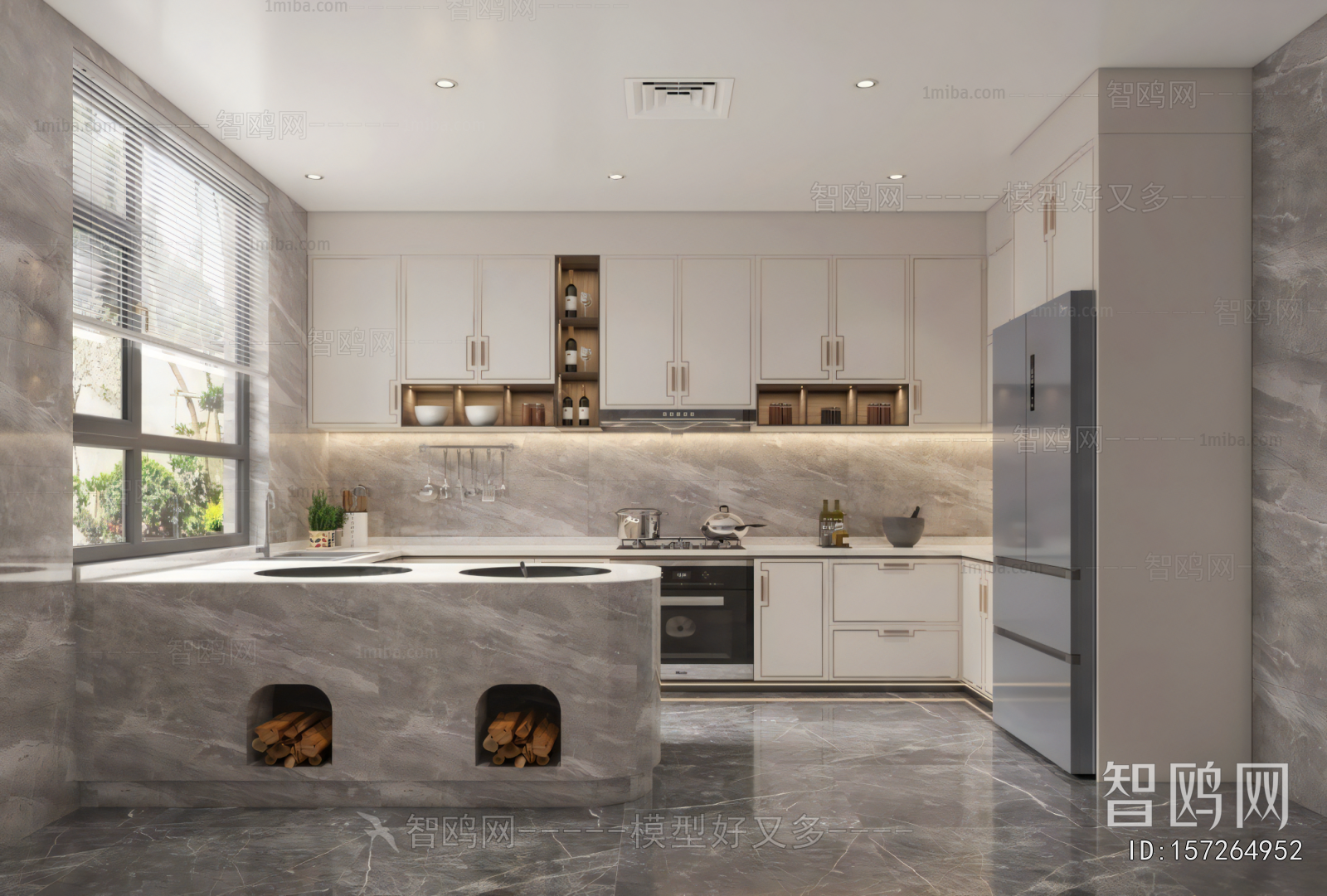 New Chinese Style The Kitchen