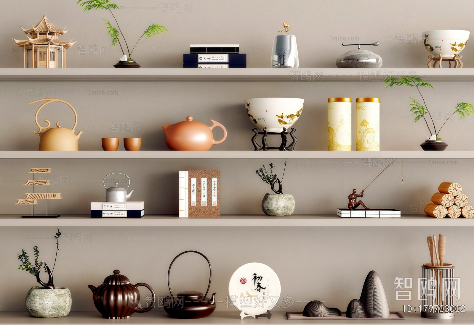 New Chinese Style Decorative Set