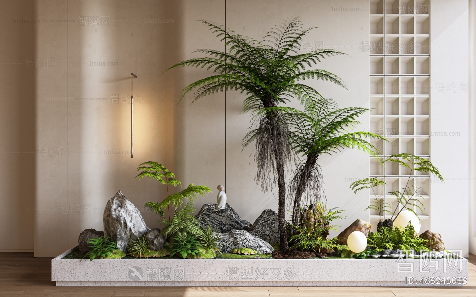 New Chinese Style Plant Landscaping