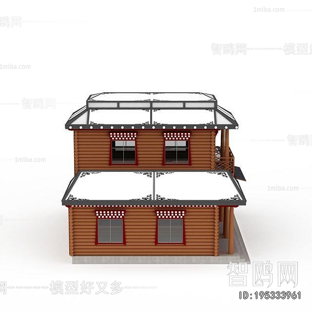 New Chinese Style Building Appearance