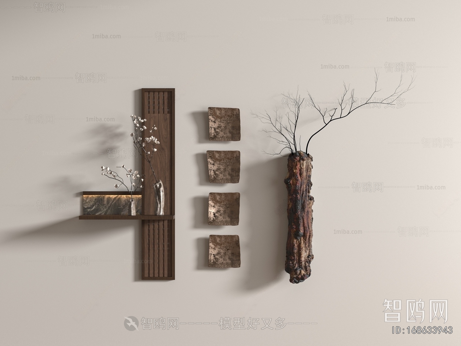 Wabi-sabi Style Wall Decoration