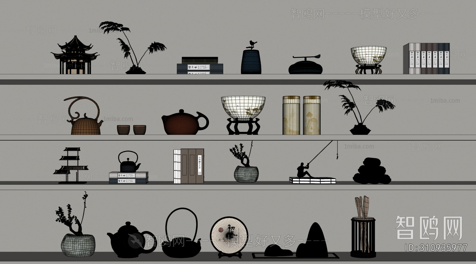 New Chinese Style Decorative Set