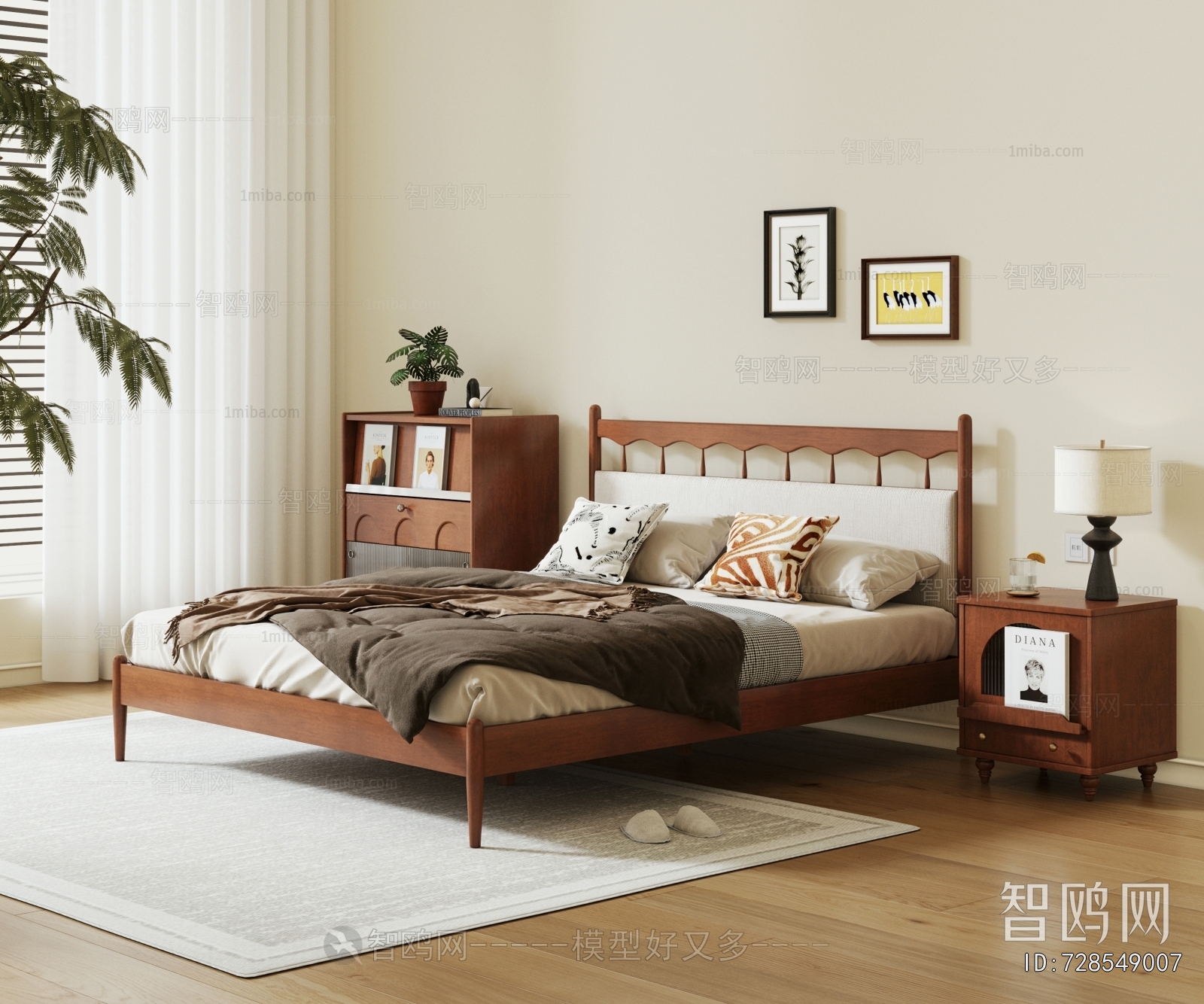 French Style Double Bed