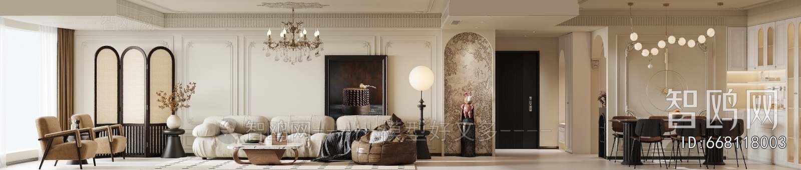 French Style A Living Room