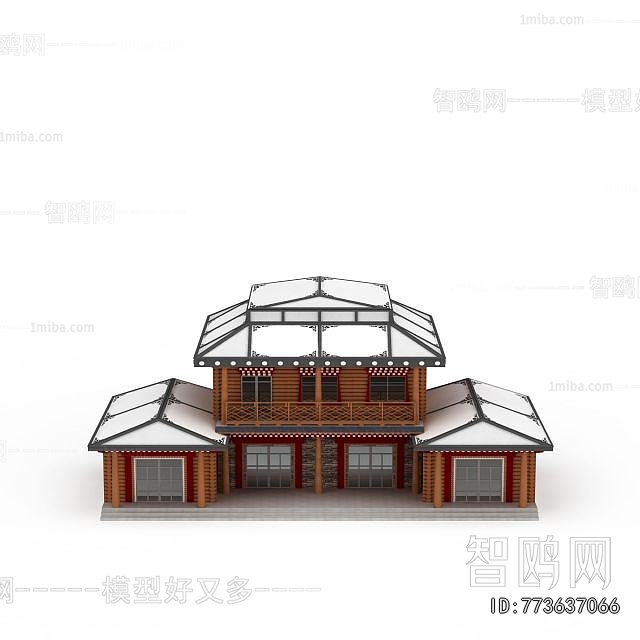 New Chinese Style Building Appearance