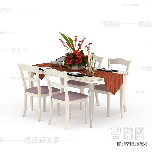 French Style Dining Table And Chairs