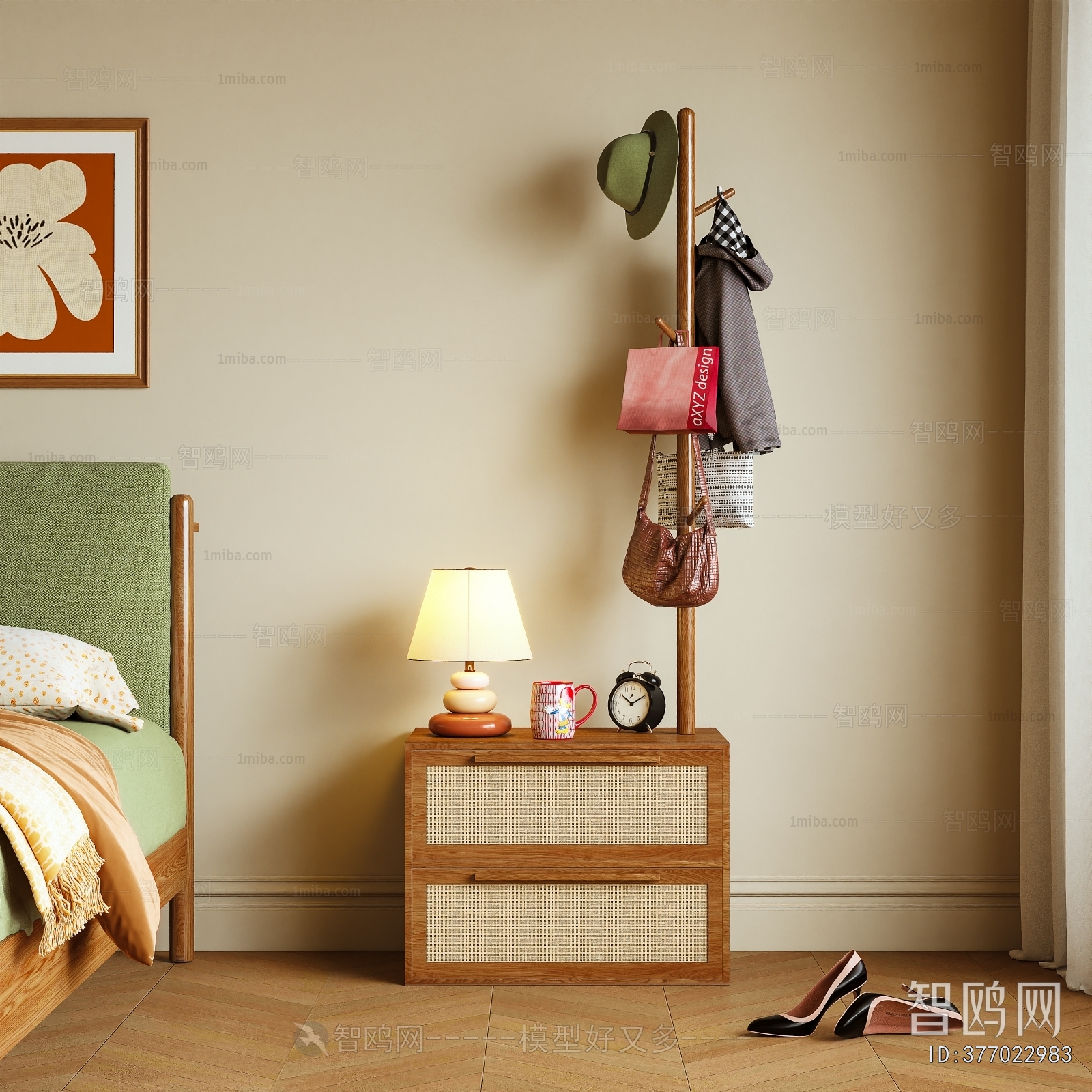 Modern Bedside Cupboard