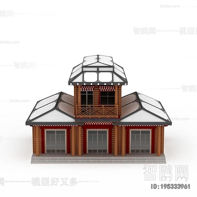 New Chinese Style Building Appearance