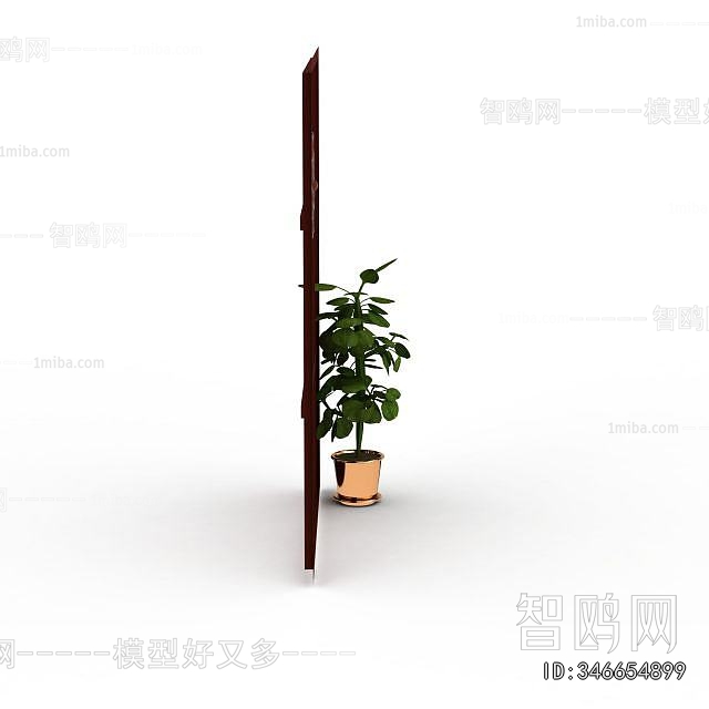 New Chinese Style Wooden Screen Partition