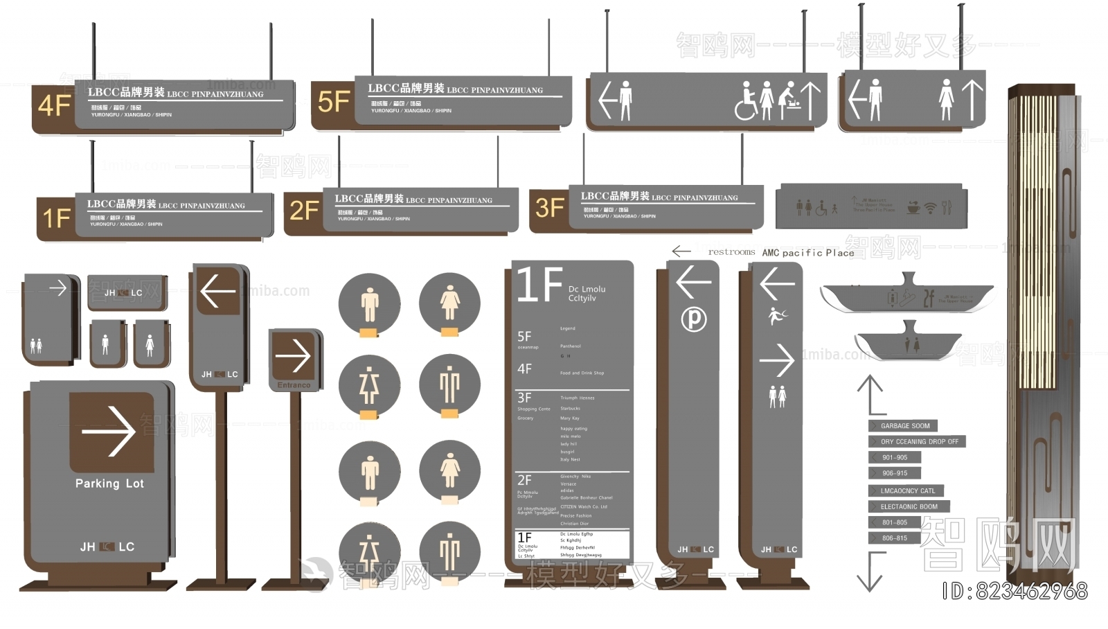 Modern Guide Board/bulletin Board