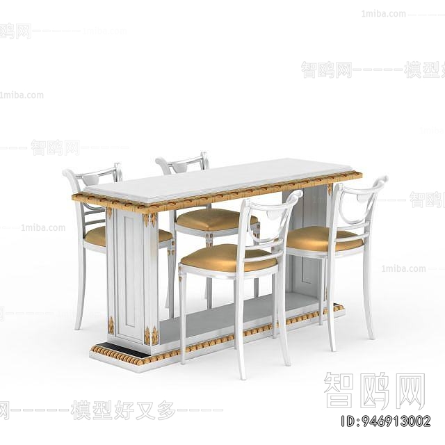 Simple European Style Counter Bar