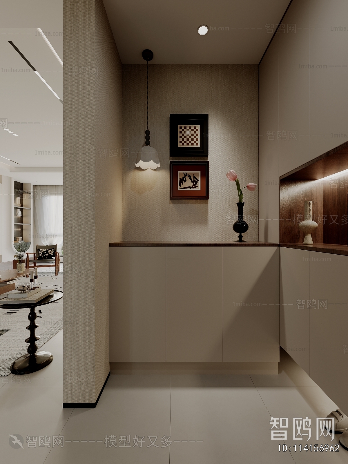 French Style Hallway